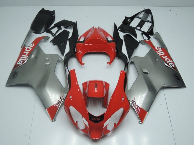 Carénage Aprilia RSV 1000 2003-2006 - Argent et Rouge