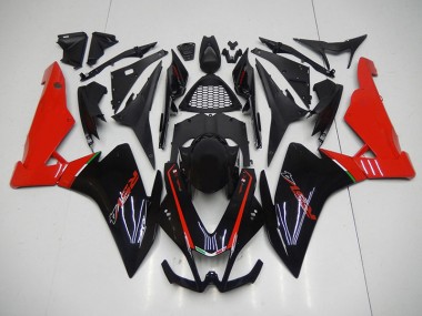 Carénage Aprilia RSV4 2009-2015 - Noir Rouge