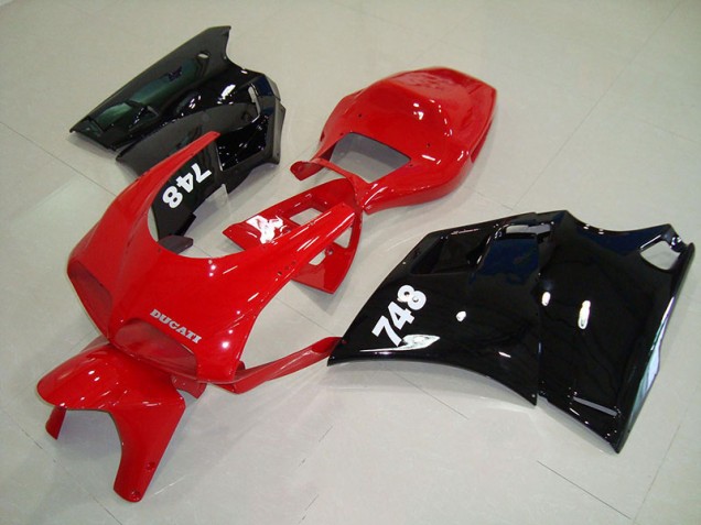 Carénage Ducati 748 916 996 996S 1993-2005 - Rouge Noir