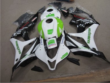 Carénage Honda CBR 1000 RR 2004-2005 - Blanc Vert Hannspree