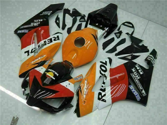 Carénage Honda CBR 1000 RR 2004-2005 - Orange Noir Repsol