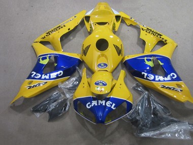 Carénage Honda CBR 1000 RR 2006-2007 - Jaune Bleu Camel