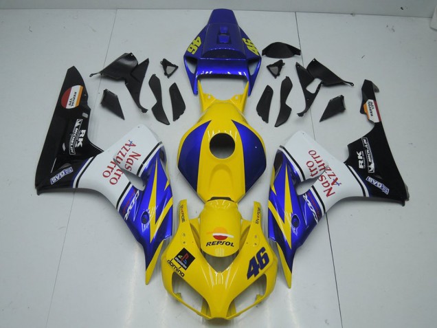 Carénage Honda CBR 1000 RR 2006-2007 - Jaune Nastro