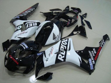 Carénage Honda CBR 1000 RR 2006-2007 - Noir Blanc Repsol