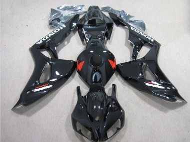 Carénage Honda CBR 1000 RR 2006-2007 - Noir Rouge Fireblade Décalque