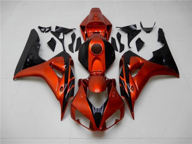 Carénage Honda CBR 1000 RR 2006-2007 - Orange Noir