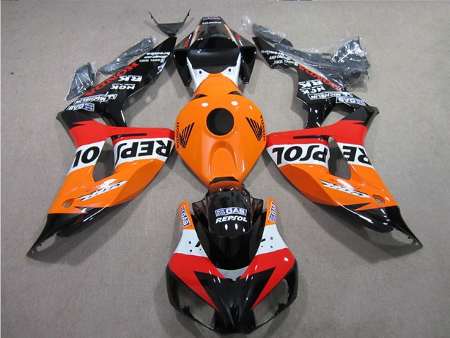 Carénage Honda CBR 1000 RR 2006-2007 - Orange Repsol