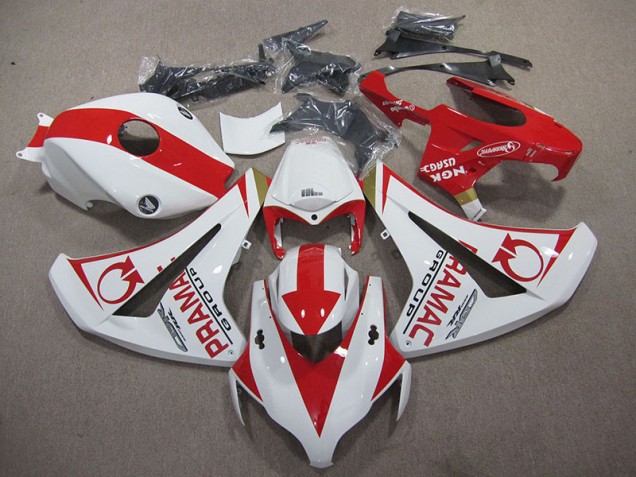 Carénage Honda CBR 1000 RR 2008-2011 - Blanc Rouge PRAMAC