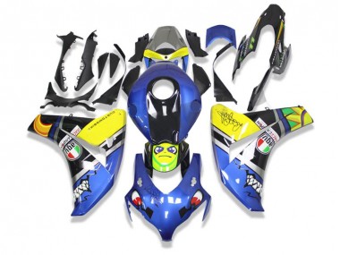 Carénage Honda CBR 1000 RR 2008-2011 - Bleu Requin