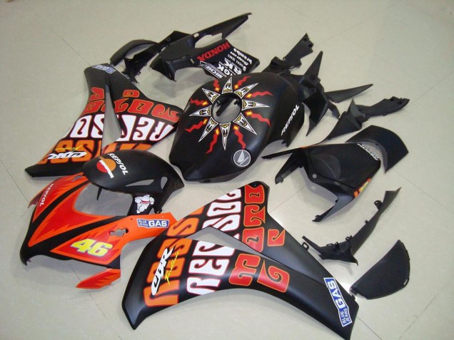 Carénage Honda CBR 1000 RR 2008-2011 - Rossi Noir Mat