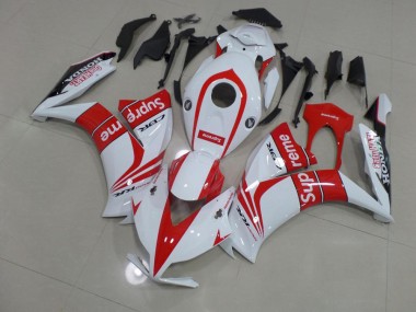 Carénage Honda CBR 1000 RR 2012-2016 - Rouge et Blanc Supreme