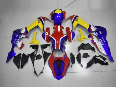 Carénage Honda CBR 1000 RR 2017-2023 - Bleu Jaune Rouge