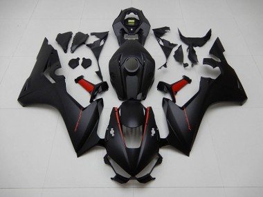 Carénage Honda CBR 1000 RR 2017-2023 - Noir avec Rouge Fireblade