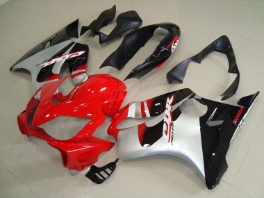 Carénage Honda CBR 600 F4i 2004-2007 - Noir Rouge Argent