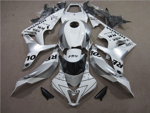 Carénage Honda CBR 600 RR 2007-2008 - Argent Repsol