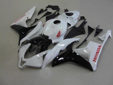 Carénage Honda CBR 600 RR 2007-2008 - Blanc Nacré Noir