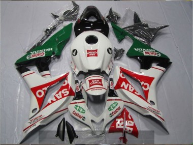 Carénage Honda CBR 600 RR 2007-2008 - Blanc Rouge Vert San Carlo Castrol