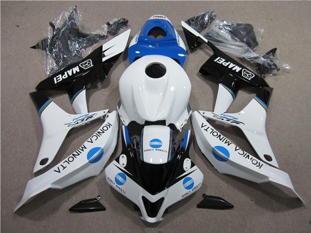 Carénage Honda CBR 600 RR 2007-2008 - Bleu Blanc Noir Konica Minolta MAPEI