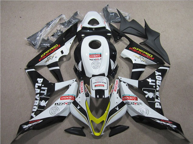 Carénage Honda CBR 600 RR 2007-2008 - Noir Rouge Blanc DENSO