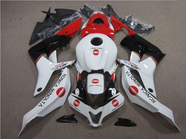 Carénage Honda CBR 600 RR 2007-2008 - Rouge Blanc Noir Konica Minolta