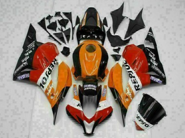 Carénage Honda CBR 600 RR 2009-2012 - Orange Repsol