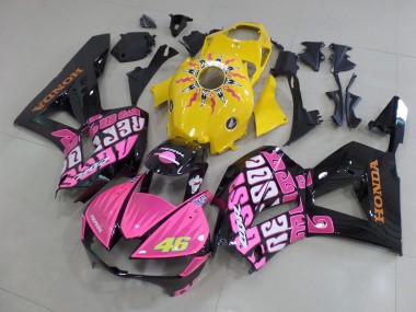 Carénage Honda CBR 600 RR 2013-2021 - Jaune Rose Rossi