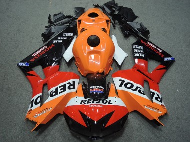 Carénage Honda CBR 600 RR 2013-2021 - Orange Repsol HRC