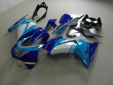 Carénage Kawasaki ZX 250R 2008-2012 - Light et Bleu Foncé