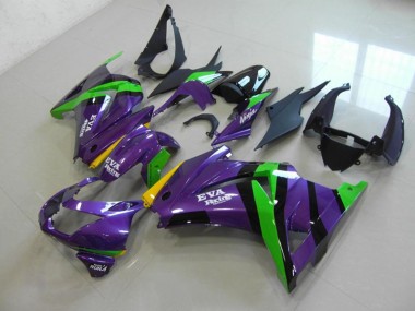 Carénage Kawasaki ZX 250R 2008-2012 - Violet EVA Courses