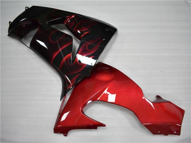 Carénage Kawasaki ZX10R 2006-2007 - Rouge Flamme