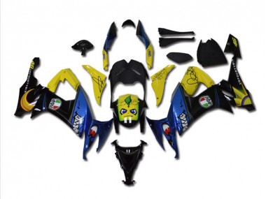 Carénage Kawasaki ZX10R 2008-2010 - Bleu Requin