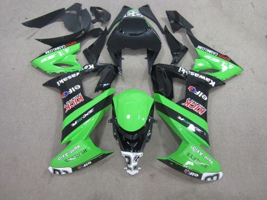 Carénage Kawasaki ZX10R 2008-2010 - Noir Vert