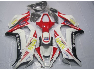 Carénage Kawasaki ZX10R 2011-2015 - Blanc Rouge Silkolene