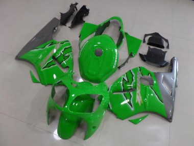 Carénage Kawasaki ZX12R 2000-2001 - Vert Flamme