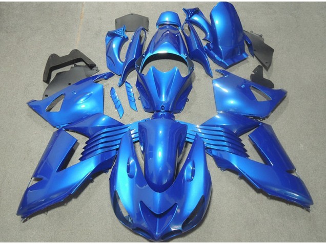 Carénage Kawasaki ZX14R ZZR 1400 2006-2011 - Bleu