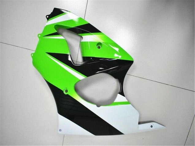 Carénage Kawasaki ZX6R 2000-2002 - Vert Blanc Noir