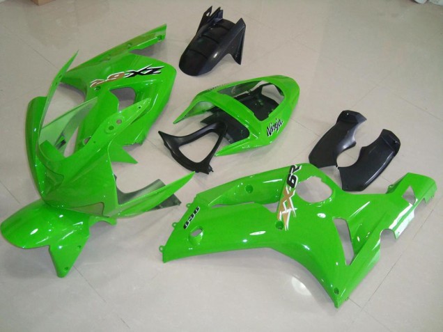 Carénage Kawasaki ZX6R 2003-2004 - Vert