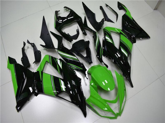 Carénage Kawasaki ZX6R 2013-2018 - Vert Noir