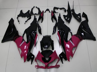 Carénage Kawasaki ZX6R 2019-2023 - Rose Noir