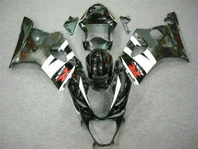 Carénage Suzuki GSXR 1000 K3 2003-2004 - Blanc Noir