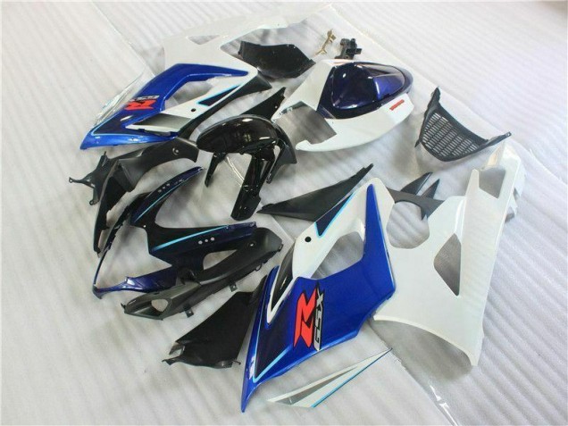 Carénage Suzuki GSXR 1000 K5 2005-2006 - Noir Bleu Blanc