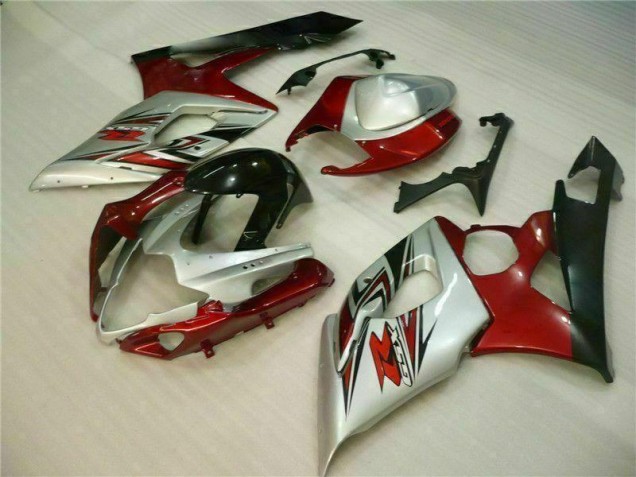 Carénage Suzuki GSXR 1000 K5 2005-2006 - Rouge Blanc