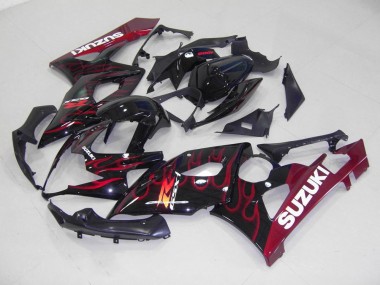 Carénage Suzuki GSXR 1000 K5 2005-2006 - Rouge Flamme