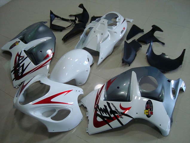 Carénage Suzuki GSXR 1300 Hayabusa 1996-2007 - Blanc Noir