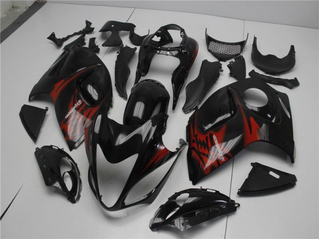 Carénage Suzuki GSXR 1300 Hayabusa 2008-2019 - Noir Rouge