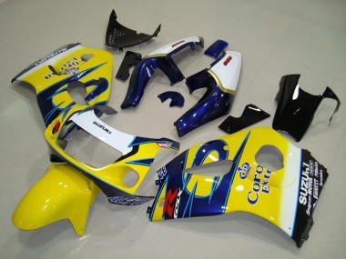 Carénage Suzuki GSXR 600 1996-2000 - Jaune Corona