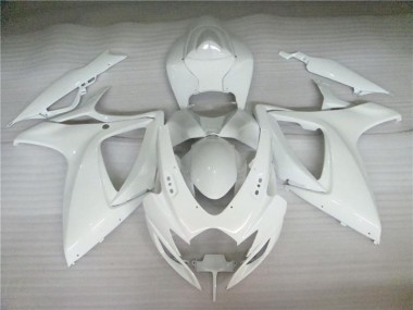 Carénage Suzuki GSXR 600 / 750 K6 2006-2007 - Blanc Nacré