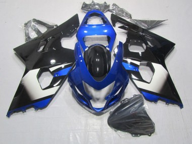 Carénage Suzuki GSXR 600 K4 2004-2005 - Noir Bleu