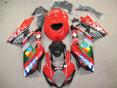 Carénage Suzuki GSXR 600 K4 2004-2005 - Rouge Noir