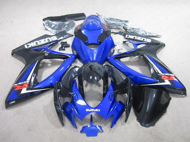 Carénage Suzuki GSXR 600 K6 2006-2007 - Noir Bleu